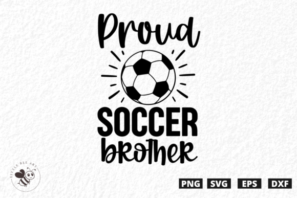 Proud Soccer Brother SVG for T-Shirt Designs and Branding