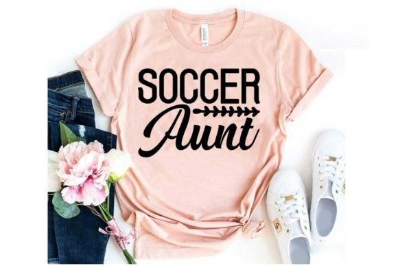 Soccer Aunt SVG: Graphics & T-Shirt Designs for Crafters
