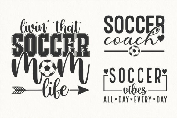Soccer Mom Life Svg Bundle: Graphics for T-Shirt Designs