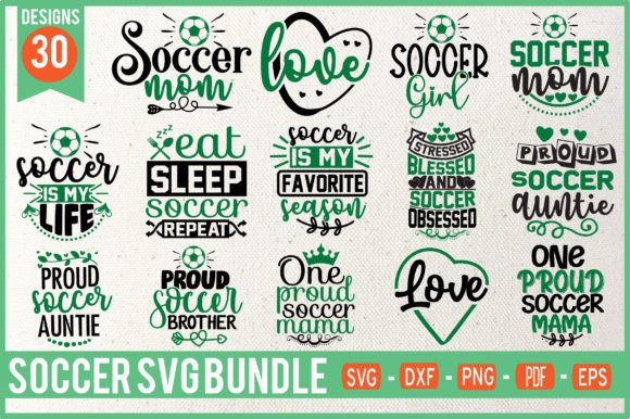 Soccer Svg Bundle for T‑Shirt Designs & Graphics – A Seller’s Review