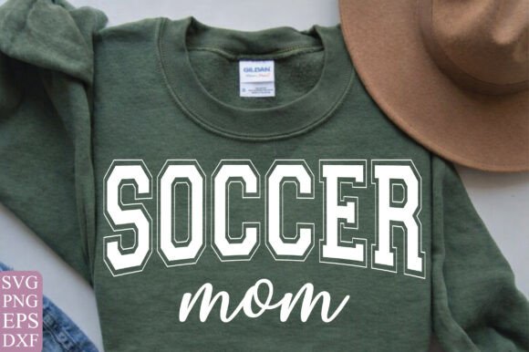 Varsity Soccer Mom SVG & Graphics for T-Shirt Designs